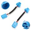 2pcs 9007 Male To Female Socket Wiring Harness Universal Wire Extension Cord for Car Headlight 12V‑24V