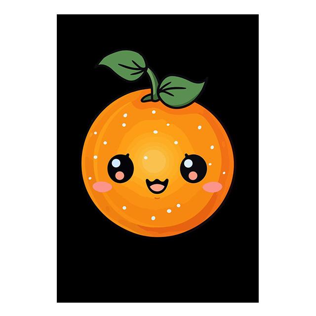 Cartoon Cute Smiling Fruits Posters Canvas Painting Modern Wall Art Pictures For Living Room Bedroom Dining Room Home Decoration