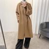 2026 coat women's new autumn and winter thick cashmere double-sided woolen coat long knee-length hooded coat