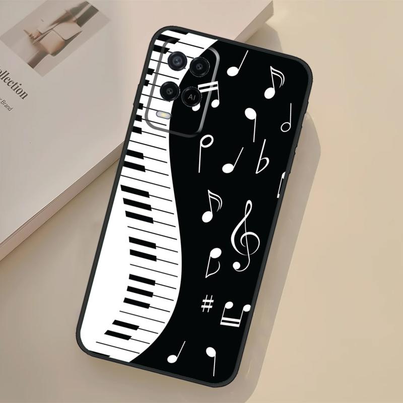 Violin Piano Case For Oppo A5 Pro A15 A17 A57 A77 A18 A38 A58 A78 A98 A96 A76 A16 A94 A74 A54 A40 A60 A80