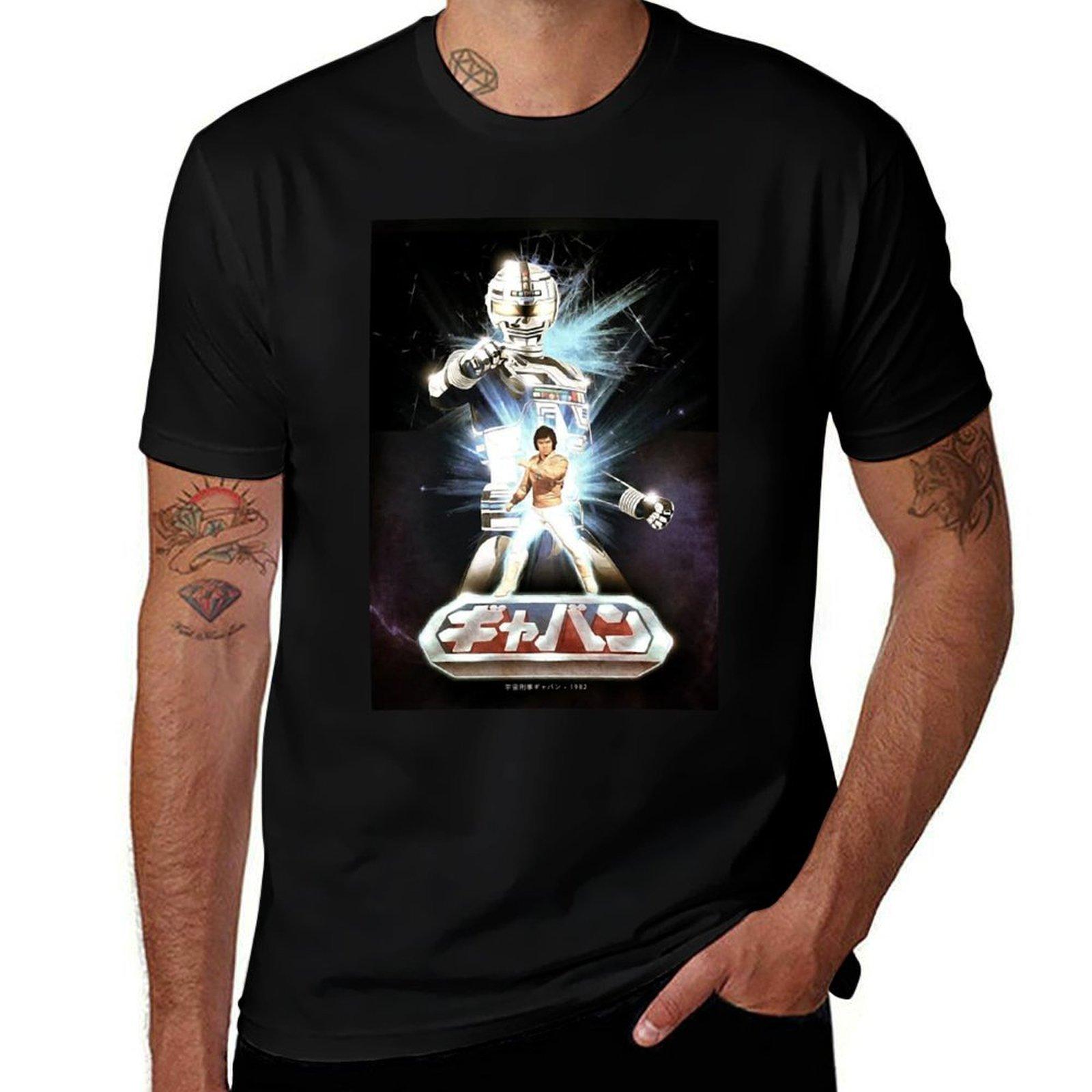 Space Sheriff Gavan T-Shirt Lightweight Casual Summer T-Shirt S разноцветный