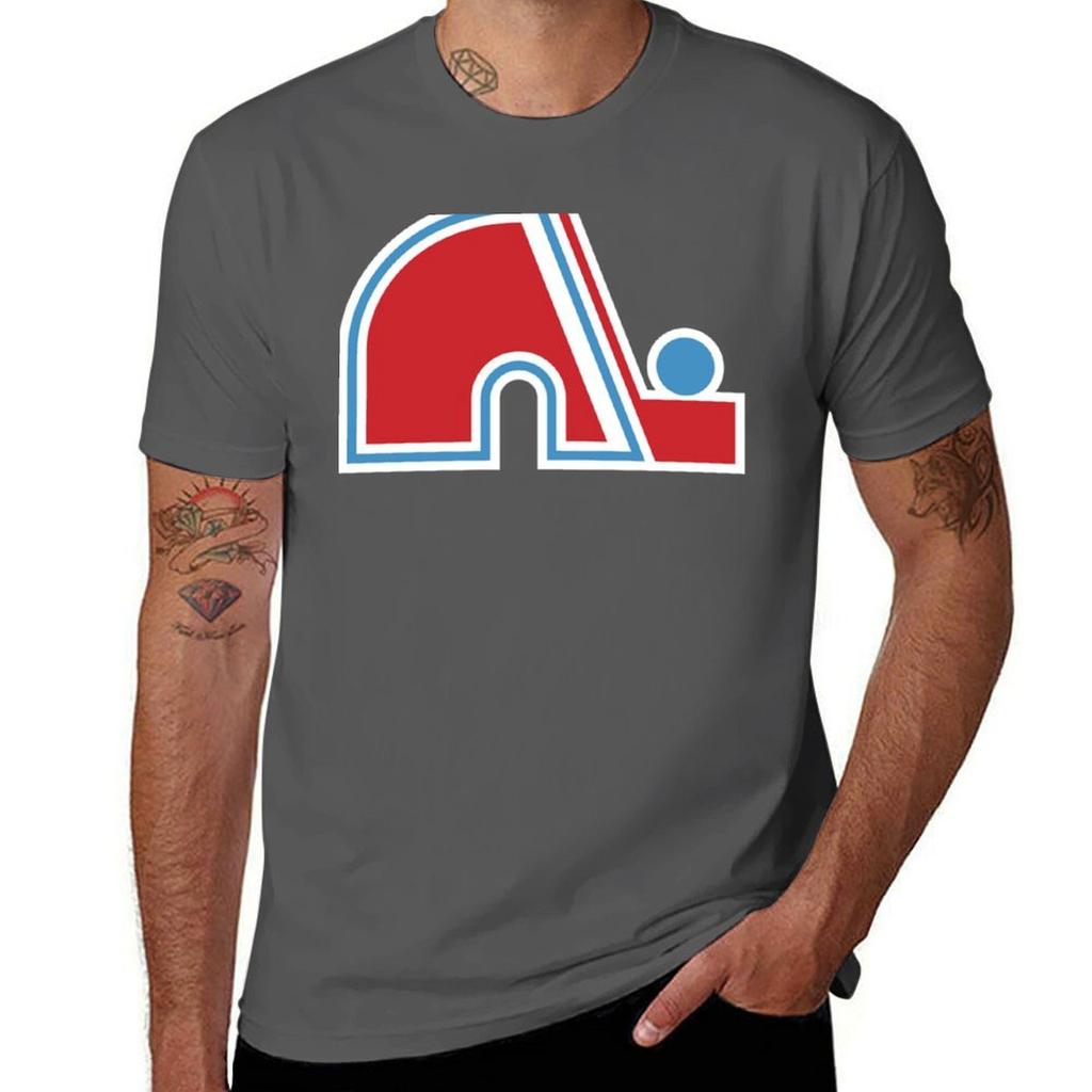 Quebec Nordiques Vintage Logo TShirt Big and Tall Casual TShirt