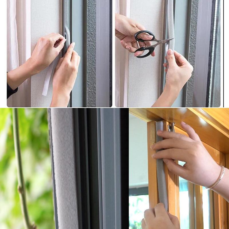 Foam Sealing Strip Door Seam Sound Insulation And Windshield Dustproof Sponge Strip Window Seam Sealing Tapes For Household