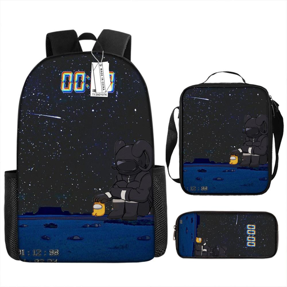 Our Middle School Student Schoolbag Cartoon Schoolbag Children's Backpack Satchel Animation