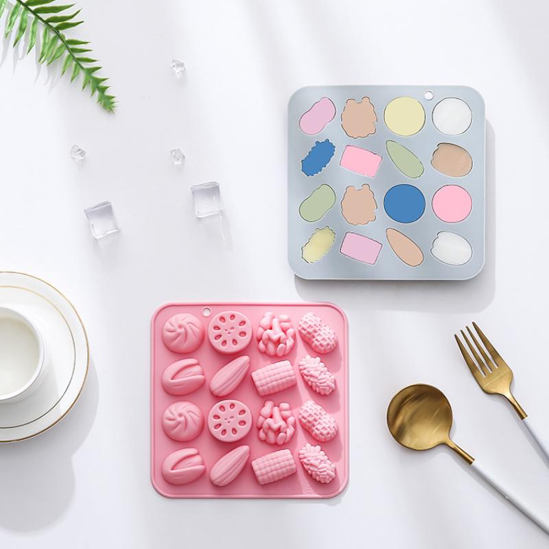 Reusable 3D Nut Silicone Mold with Heat Resistance Perfect for Confectionery Baking