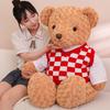 Lovely Giant 90cm Teddy Bear Plush Toys with Clothes Dress Couple Teddy Bear Doll for Lover Girls Elegant Birthday Present