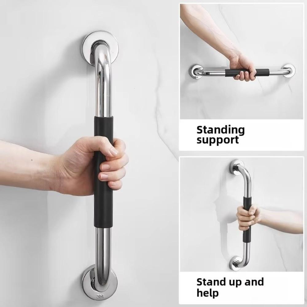 Anti Slip Shower Handle Stainless Steel Towel Bar Bathroom Balance Bars Barrier-free Bathroom