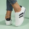 Fashion Ladies Shoes 2025 Hot Sale Lace-up Women's Vulcanize Shoes Fashion Color Matching Plus Size Best Seller Outdoor Casual Shoes