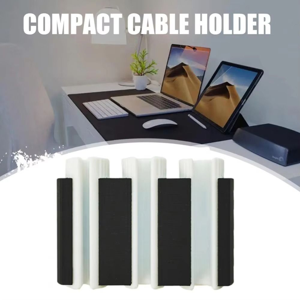 Plastic Desktop Cable Organizer Storage Desktop Cable Manager  Earphone Data Cable