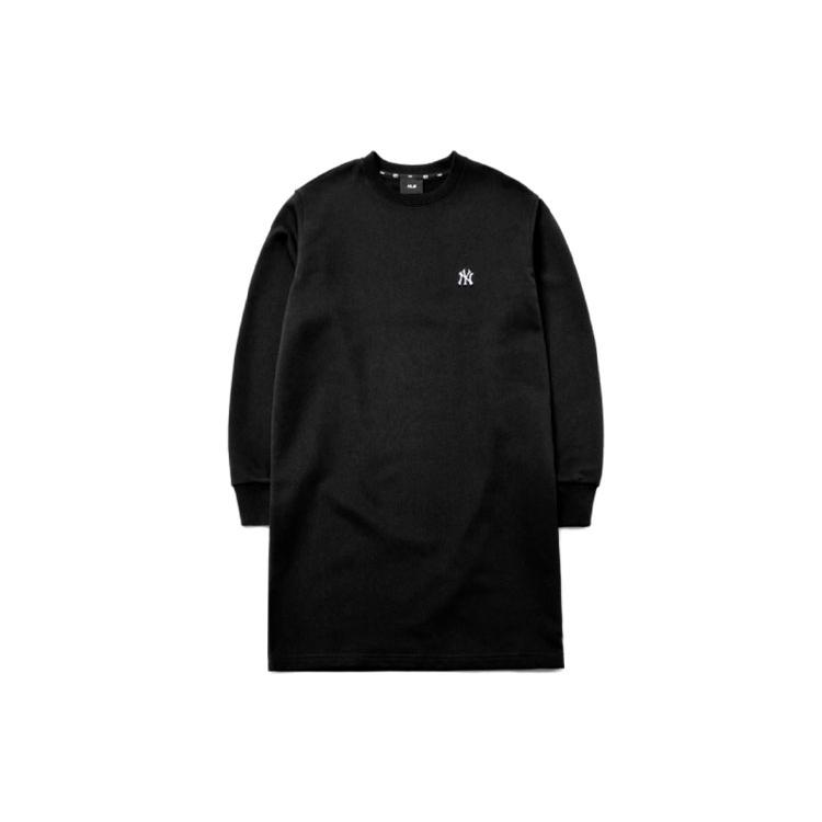 

New MLB Long Sleeved Dresses Women s Black 3FOPB0114-50BKS XS