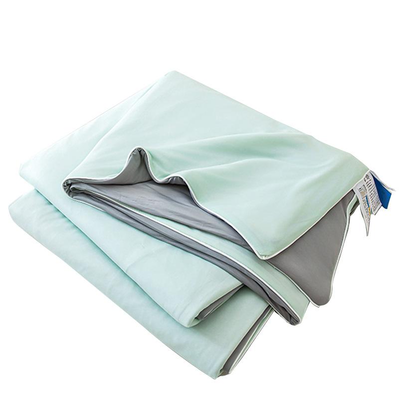 Cool Ice Silk Towel Quilt Summer Thin Office Solid Color Sofa Blanket Color Combination Summer Cool Air Conditioning Cover Quilt