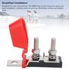 Dual Terminal Fuse Block DC58V M8 Double Studs MRBF Fuse Holder for Car Marine Boat RV with Two 250A Fuses