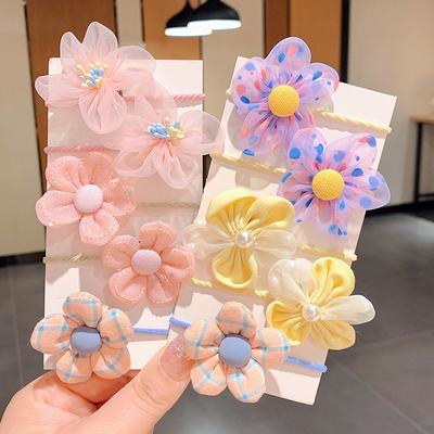 10pcs Children's Flower Cute Hair Bands for Little Girls, Baby Headband with Bowknot for Girls' Hairories