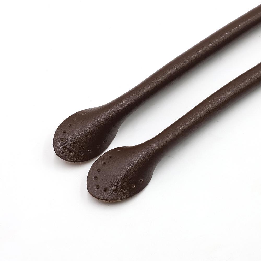 

2pcs Genuine Leather Purses Straps 40cm 50cm 60cm Handles Strap Replacement Handbag Belts for Women Bags Wallet DIY Accessories 40cm колір світло кави