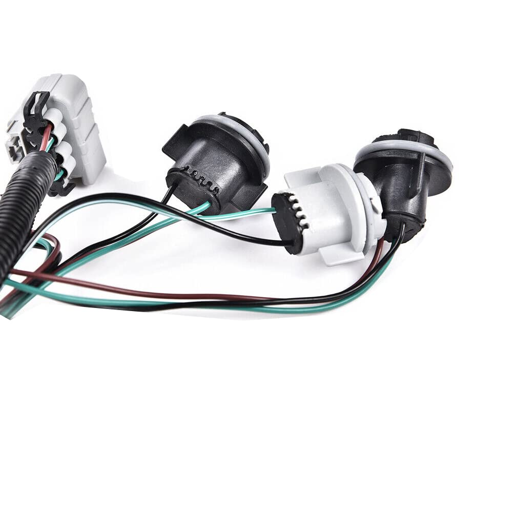 GTINTHEBOX Tail Light Wiring Harness Compatible with 2007-2013 Chevrolet Silverado 1500/2007-2014 Silverado 2500 HD Silverado 3500 HD GMC Sierra 3500