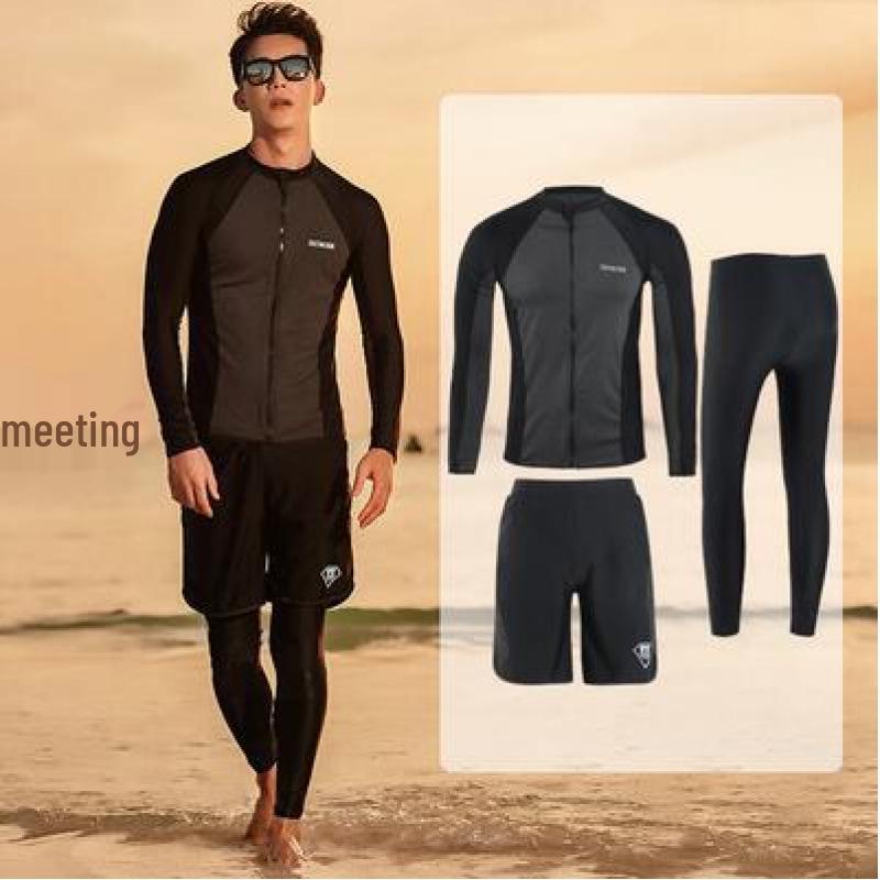 Women's Quick-Dry Two-Piece Snorkeling Wetsuit with Sun Protection and Jellyfish Guard