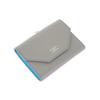 BALENCIAGA  7861732AABX1164 Tri-fold wallet gray/blue Calfskin Women