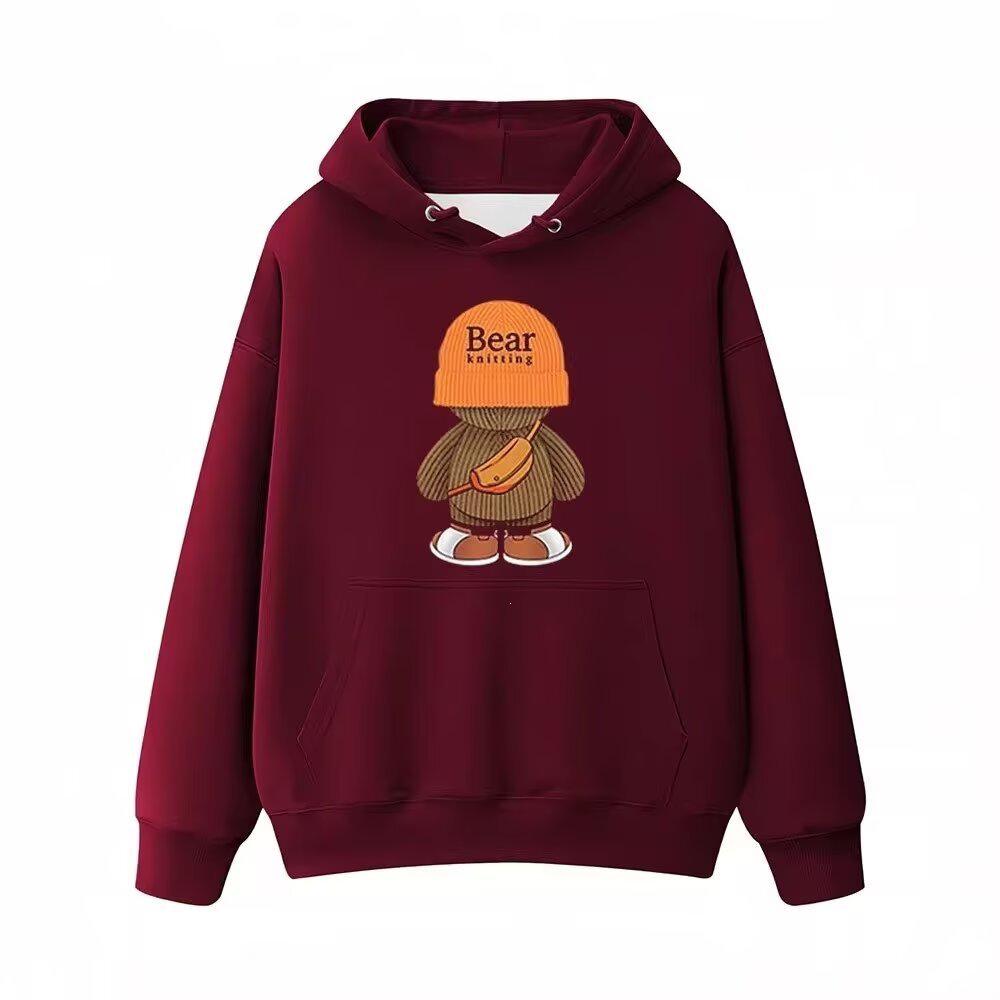 Unisex Hooded Sweatshirt, Spring & Autumn Fashion, Trendy American Brand, High Street, Loose Fit, Casual & Versatile for Couples.