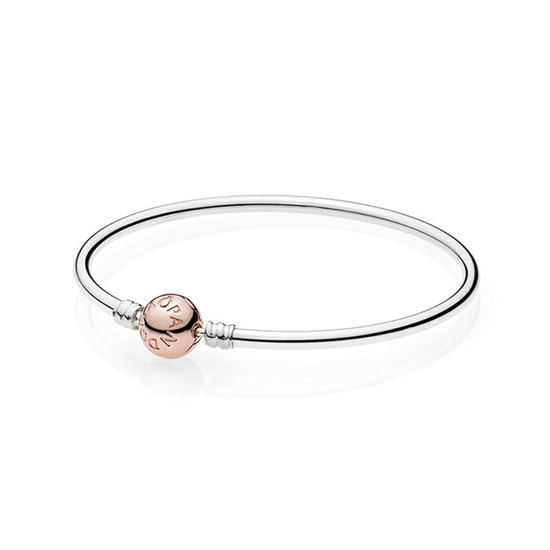 Pandora Elegant and chic 925 silver bracelet for women 580713 серебряный