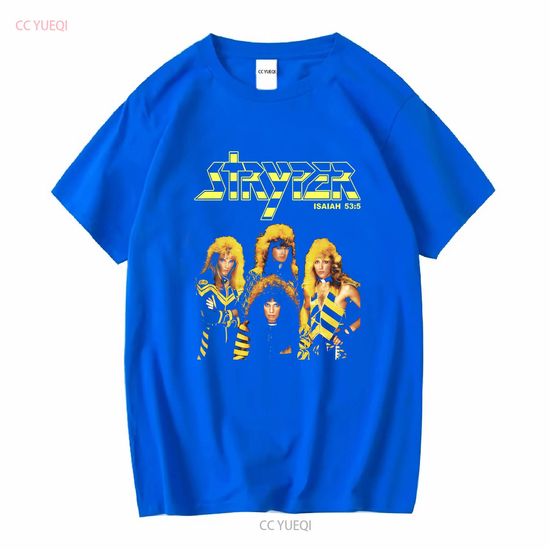 

Stryper T shirt Band Isaiah 53 5 To Hell With the Devil S long or short sleeves vintage Washed Breathable Unisex Versatile S