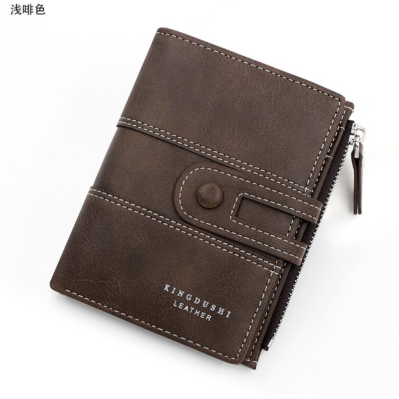 

Retro Men s Short Wallet Multi-slots Storage Bag for ID Cards & Coins Card Holder High Quality Purse