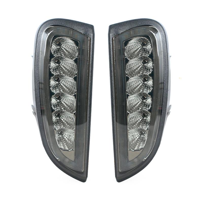 

2PCS LED Front Bumper DRL Daytime Running Light Turn Signal Lamp Car Accessories For Porsche Cayenne 957 9PA 2006-2010 Left and Right