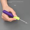 2PCS Plastic Handle Knitting Hooks Micro Hook Crochet Hook  for Hair Weaving
