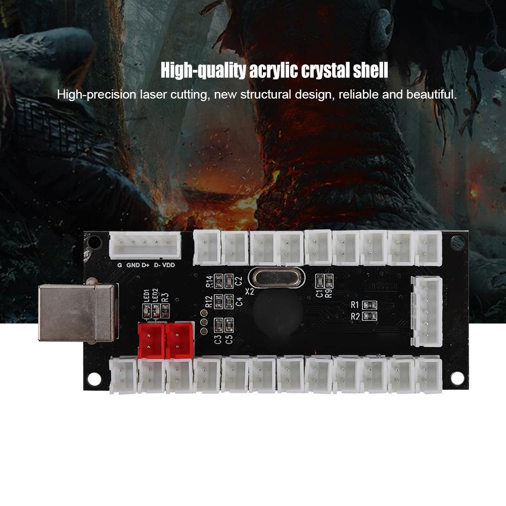 Arcade Game USB Encoder Button Controller for Raspberry Pi Host PC Game Machine BlackCY 822C