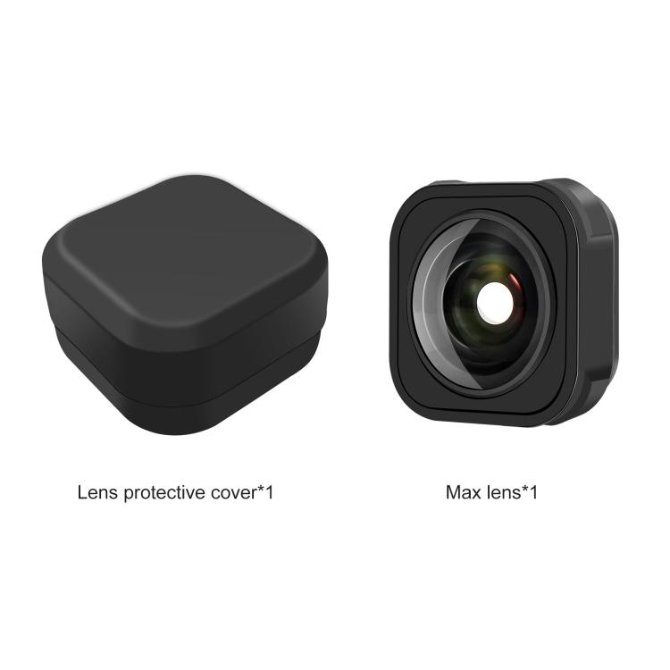 PULUZ Max Lens Mod Obiettivo Grandangolare per GoPro Hero13 Black / Hero12 Black / Hero11 Black / HERO10 Black / HERO9 Black