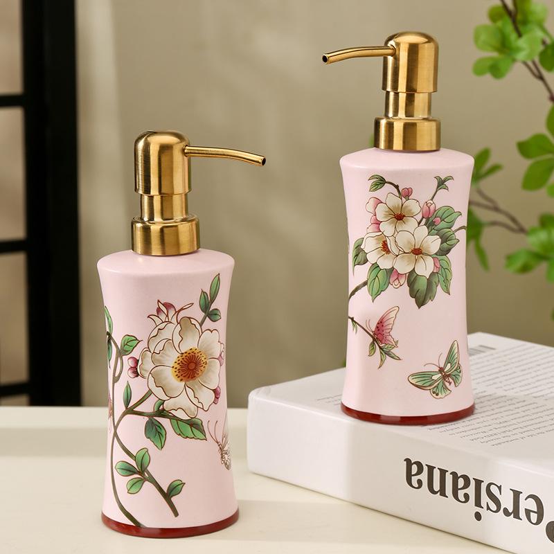 250ml soap dispenser ceramic press bottle shampoo and shower gel dispensing bottle bathroom accessories bathroom accessories