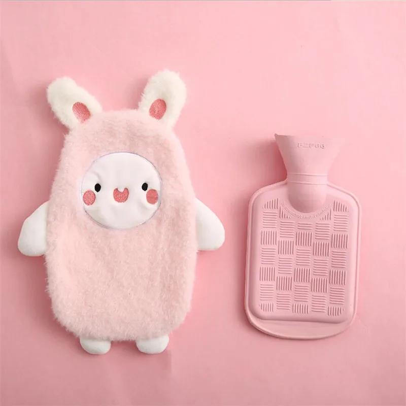 1 Piece Hand Warmer Safe Water-filling Hot Water Bottle with Koala Plush Cover Household Items 350ml Hot Water Container Winter