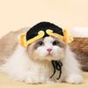 2023 Cartoon Handmade Warm Elastic Pet Cap Frog Hat for Party Photo Props Cat Hat