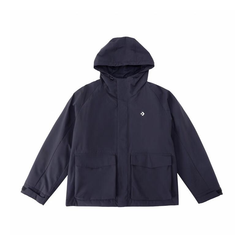 Converse Puffer Jackets Unisex GHM Hooded Moderate UCJ415-GHM L