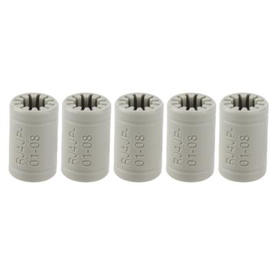 5 szt. Plastikowe łożysko drukarki 3D Szare Łożysko z litego polimeru RJ4JP-01-08 dla wału o średnicy 10-30 mm