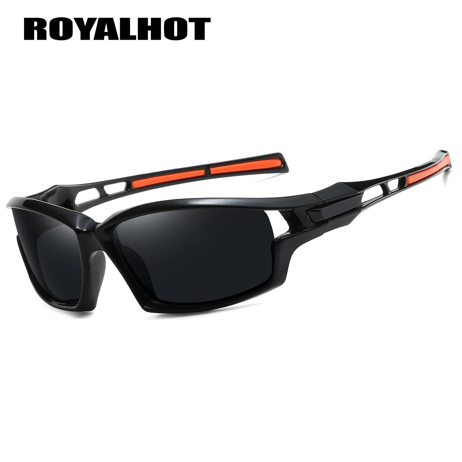 RoyalHot унисекс поляризационные синие спортивные солнцезащитные очки винтажные солнцезащитные очки ретро очки оттенки, UV400