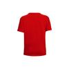 Under Armour Project Rock Gestricktes Sport Rundhals Bequemes Atmungsaktives Kurzarm T-Shirt Damen Oberteile Rot 1360593-608