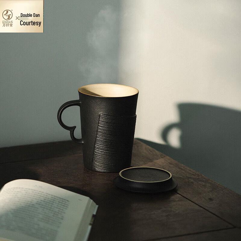 Edenus Ceramic Tea Cup with Lid