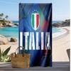Italy Football Print Beach Towel Quick Dry Super Absorbent Soft Bath Towel for Swimming Beach Travel Fan Souvenir Gift