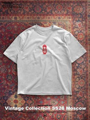 Oversized T-Shirt with Matryoshka Print