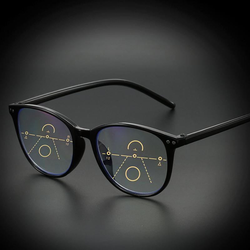 Progressive Multifocal Reading Glasses Women&Men Near and Far Presbyopic Spectacles Hyperopia +1.0 +1.5 +2.0 +2.5 +4.0