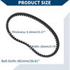 203589 Go Kart Drive Belt for KT196 Go-Kart 196cc 6.5 Hp Engines 30 Series Clutch Parts V-Belt
