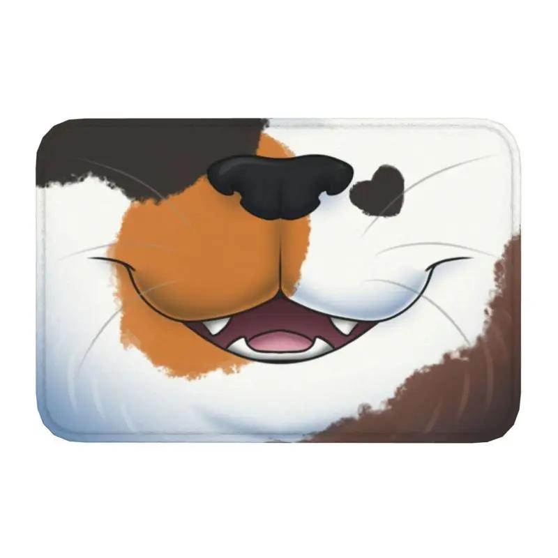 Custom Kawaii Maneki Neko Lucky Cat Doormat Non-Slip Entrance Bath Kitchen Floor Door Mat Japanese Geisha Art Garden Carpet Rug