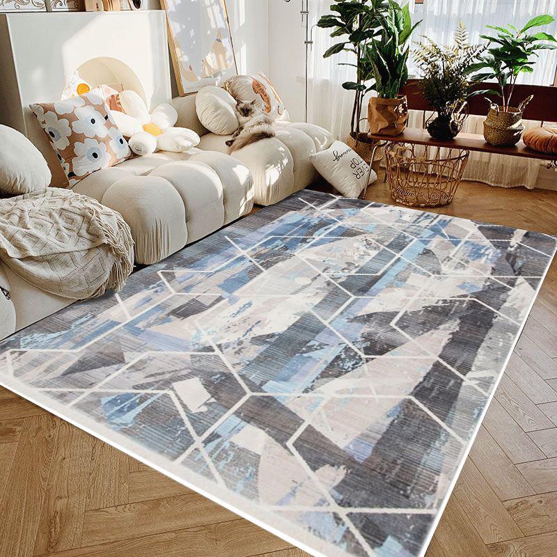 Modern Luxury Abstract Printed Carpet Living Room Sofa Coffee Table Mat Bedroom Bedside Blanket Anti Slip And Dirt Resistant