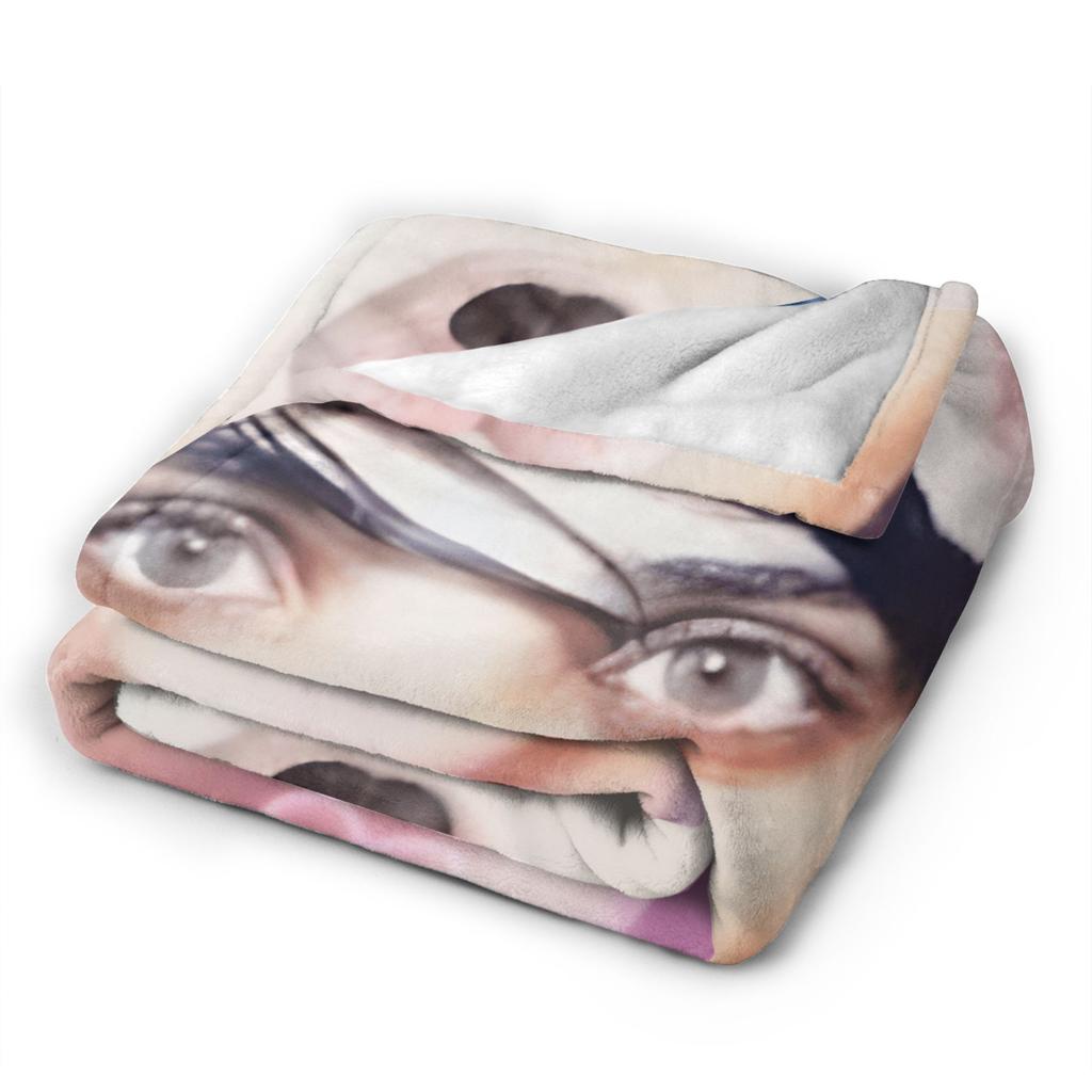 Super Warm Blanket Children Decorative Kawaii Gerard Throw Blanket My Chemical Romance Flannel Bedspread For Couch Bed Bed Cover