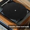 Asixxsix Turntable Platter Rubber Turntable Platter Slip Compatible with All LP Record Reduces Vibration and Improves Sound Quality Mat, 7-inch Mat,