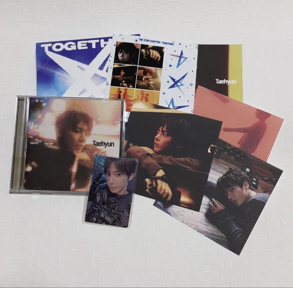 [USED] txt The Star Chapter Taehyung trading card included