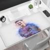 Dynamic Football Player Artwork Gaming Mouse Pad Gaming Laptop Mouse Pad Desktop Mouse Pad Non-Slip Rubber Base Office Desk Accessory