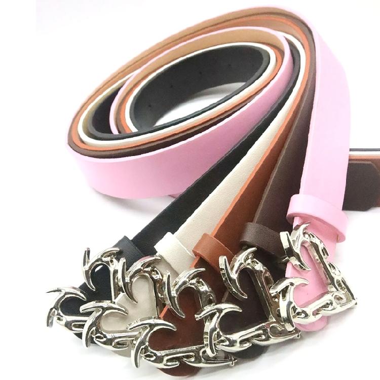 Trendy Waist Belt Chain Punk Heart for Casual Costume Belt for Jeans Dress