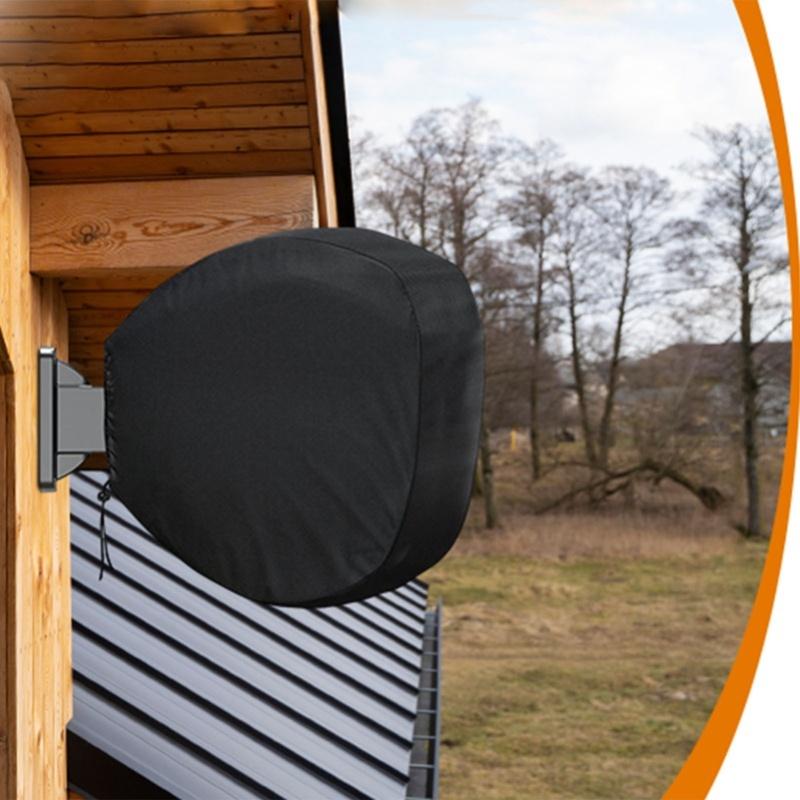 Hose Reel Cover 420D Oxford Cloth Retractable Water Resistant Dust Sun Proof Portable Hose Reel Protector For Outdoor Garden