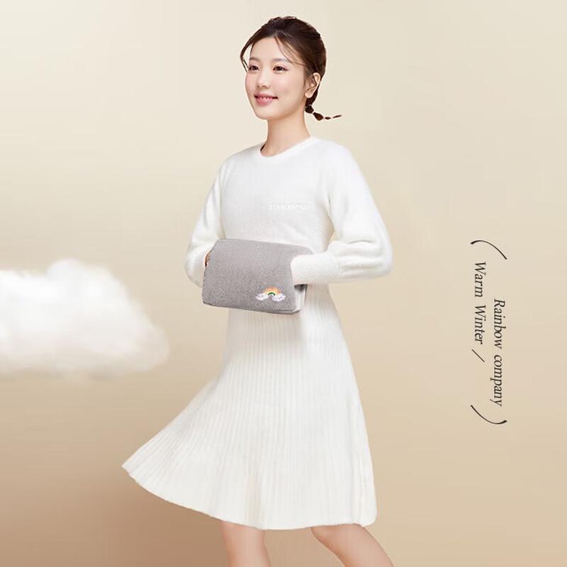 Rechargeable Electric Hand Warmer Hot Water Bottle with Washable Cover